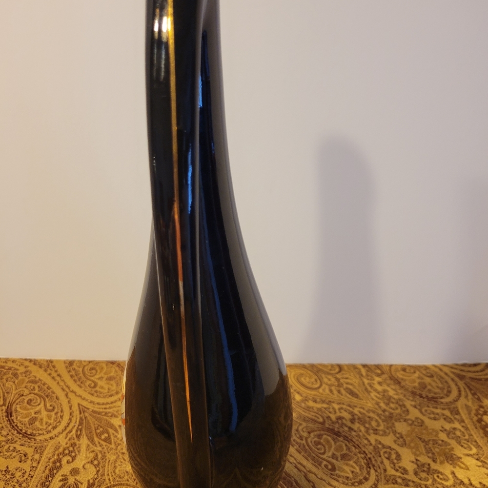 Vintage Romanian Hand-painted Decanter - Picture 6 of 10